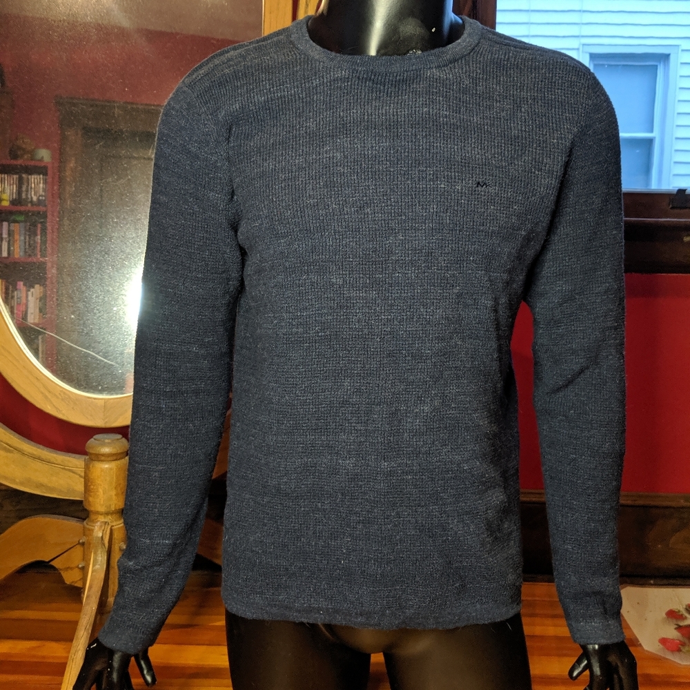 Michael Kors navy thermal monogram sweater